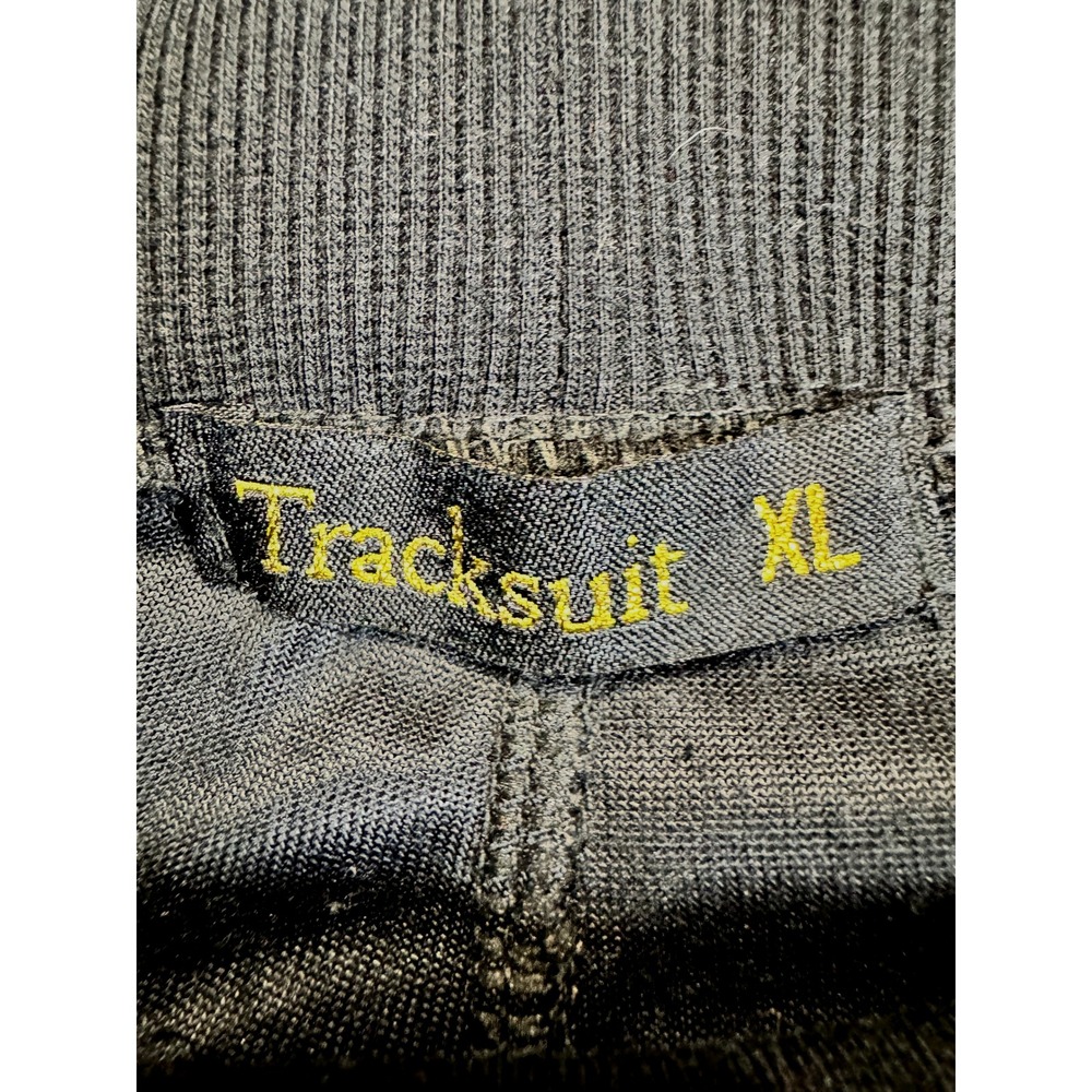 Tracksuit Black Velour Pants XL Extra Large Lounge Drawstring Pockets Casual‎ - Picture 3 of 4